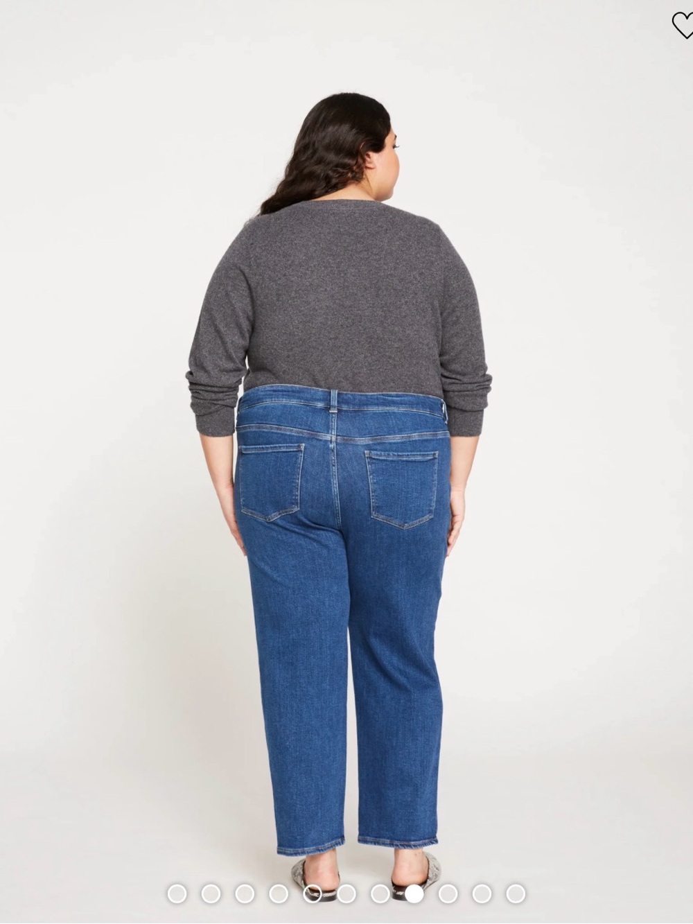 Universal Standard Etta High-Rise Straight Leg Jeans in Aged Indigo NWT Fits 18 - Picture 2 of 6